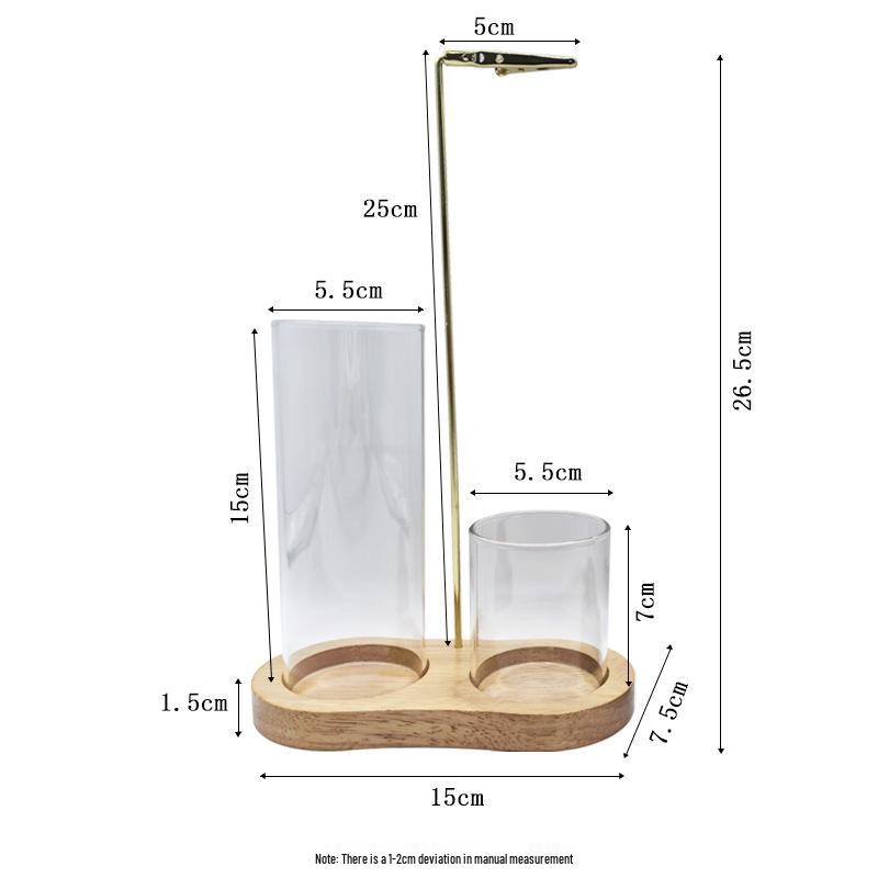 Sapele Wood 8-Character Hanging Incense Holder for Indoor Sandalwood and Agarwood Full set bulk packaging