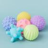 Infant Tactile Sensory Soft Rubber Grip Ball Toy for Bathing and Massage