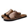 2025 one-word drag men's summer wear 2025 new trendy sandals soft-soled non-slip beach slippers
