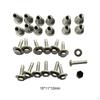27Pcs Car Sidestep Mounting Kit Automotive Foot Pedal Professional Metal for 1500 2500 3500 Repair
