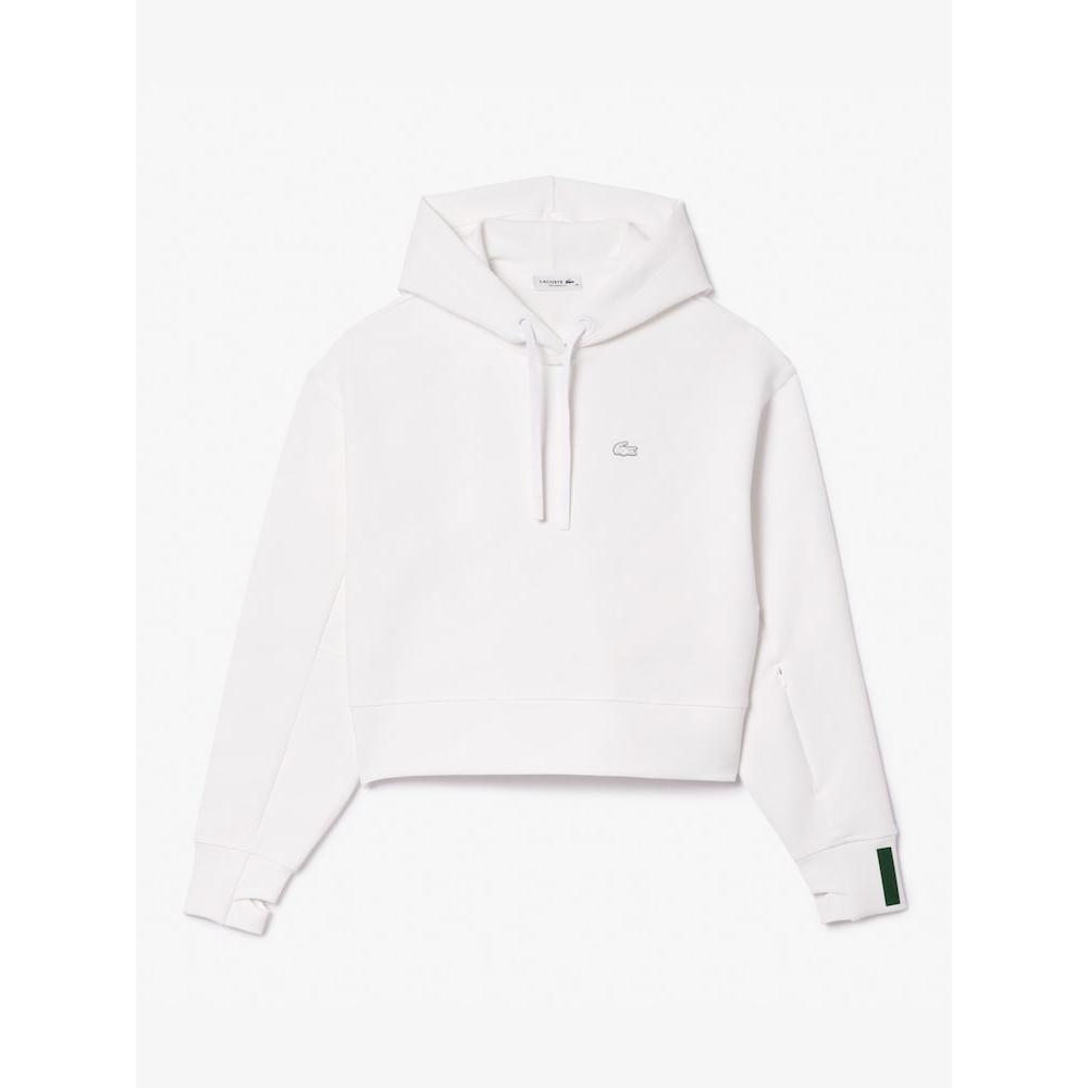 Lacoste Women Active Double Face Hoodie Sweatshirt Sf0281 54n 001 q2nSf0281 54n001
