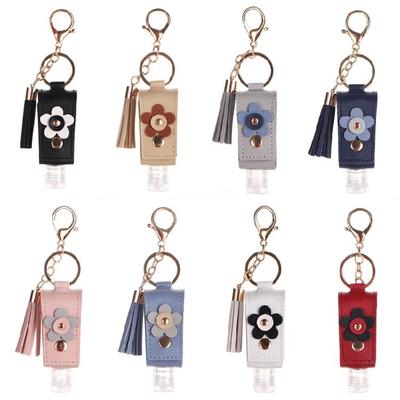 Travel Size Empty Bottles Sanitizer Holder with Keychain Small Squeeze Bottle