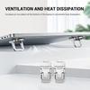 Mini Portable Laptop Stand Foldable Plastic Feet Desktop Riser Hidden Keyboard Adjustable Support Holder for Notebook