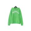 Oversized Hoodie With Spiderweb Foil Print Streetwear Cotton Sweatshirt Men