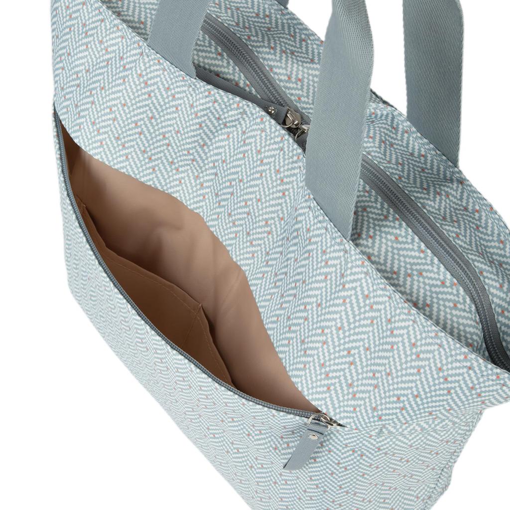 Hiromichi Nakano Fesri Tote Bag 17524 Blue Gray No. Women's (Herringbone)