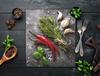 GLASS CUTTING BOARD 45x52 Chili