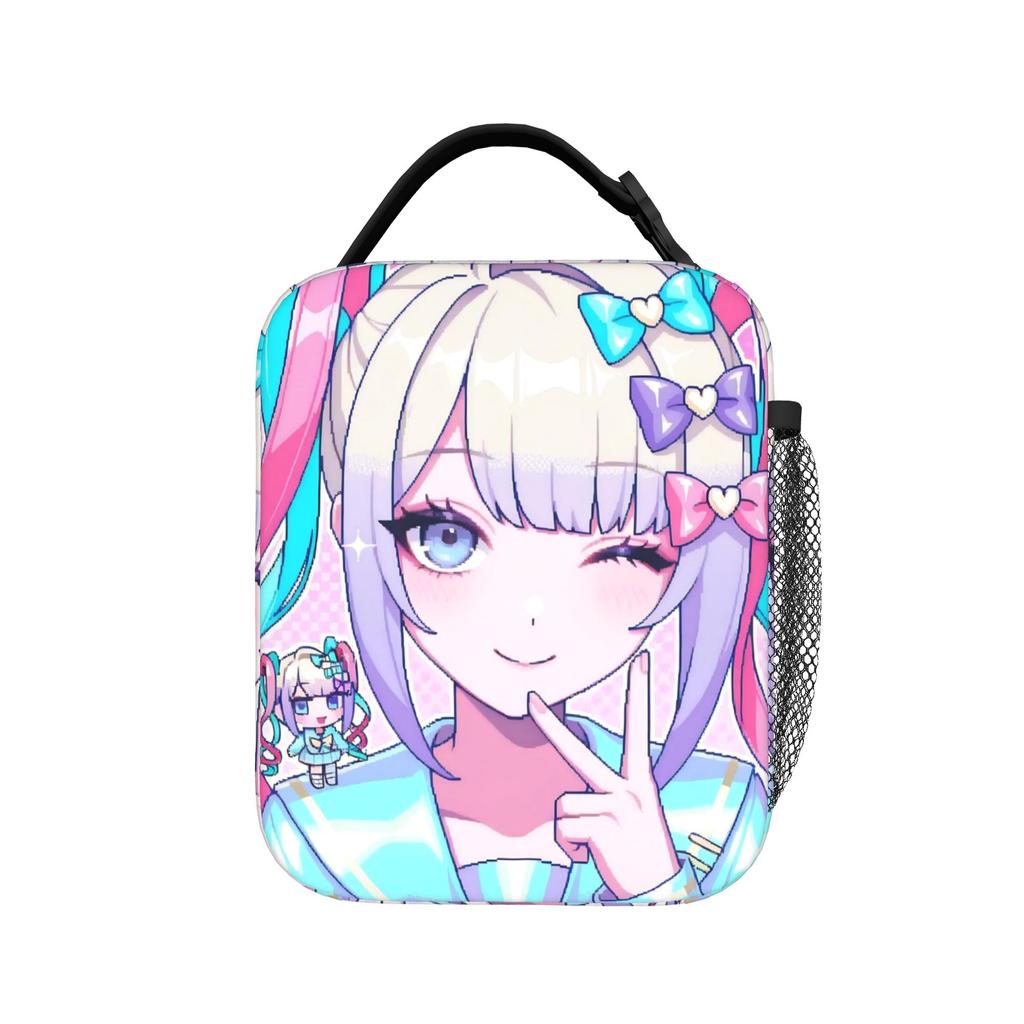 OMG kawaii Angel Insulated Lunch Bags Portable Cartoon Games Meal Container Thermal Bag Tote Lunch Box Work Outdoor Food Bag