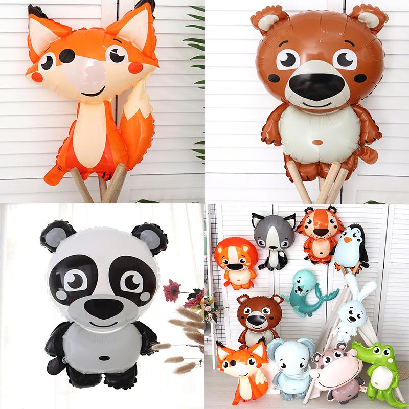 Scene Layout Decoration Party Animal Balloon Aluminum Foil Baby Birthday Children's Cute Cartoon Toy Balloon