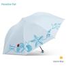 Paradise Umbrella Children's Umbrella Cartoon Umbrella Female Tri-Fold Creative Fresh Light Foldable Boy Student Umbrella Dual-Use