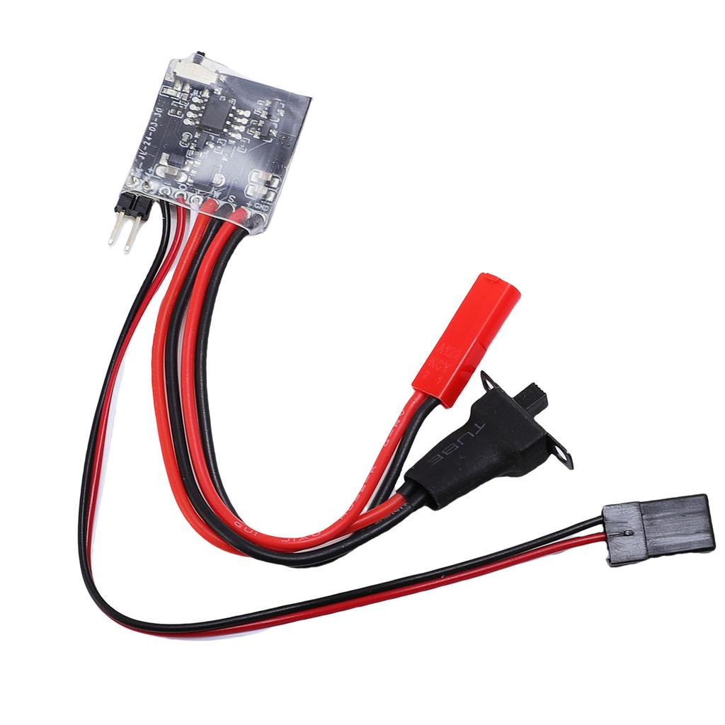 RC Brushed ESC Fit for N20 N030 N050 N130 Motor Brushed Electronic Speed Controller with Brake for 1 16 1 18 1 24 30A