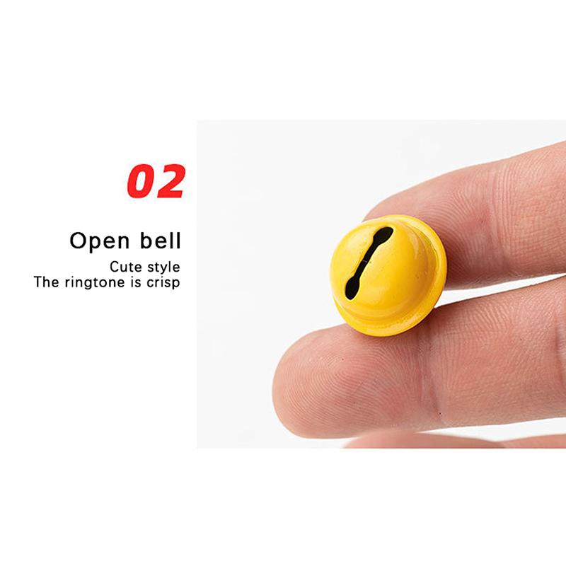 10 ks 22mm Barevné Malované Rolničky Kovové Kulaté Mini Zvonečky Ozdoby Dekor Přívěsky Na Vánoční DIY Řemesla