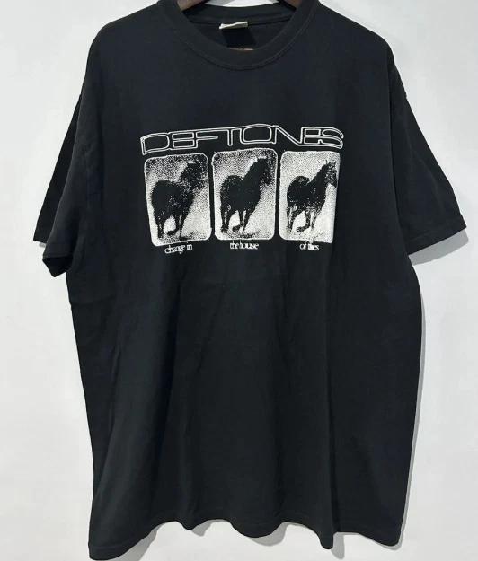 Deftones Band Shirt, Deftones Classic Style Black T-shirt Unisex S-5XL 4XL
