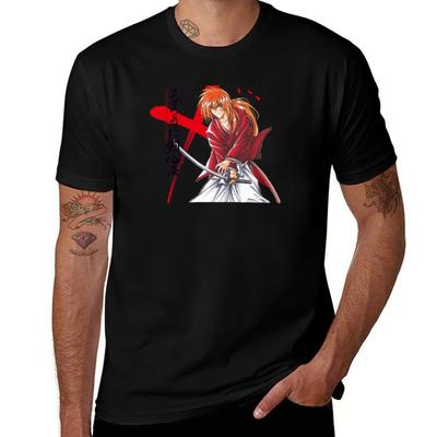 Himura Kenshin Kenshin Manga Tshirt High Elasticity Sports Tee Shirt Tshirt