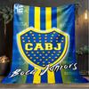1pz Coperta Morbida in Flanella Stampata Boca Football Club per Camera da Letto Adulto Soggiorno Divano Campeggio Viaggio Regali per Fan Regali di Natale