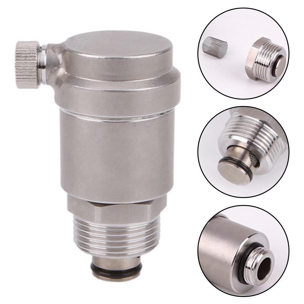 Stainless Steel Automatic Exhaust Valve for DN15/DN20 Connections Ensures Optimal Water Flow and System Performance