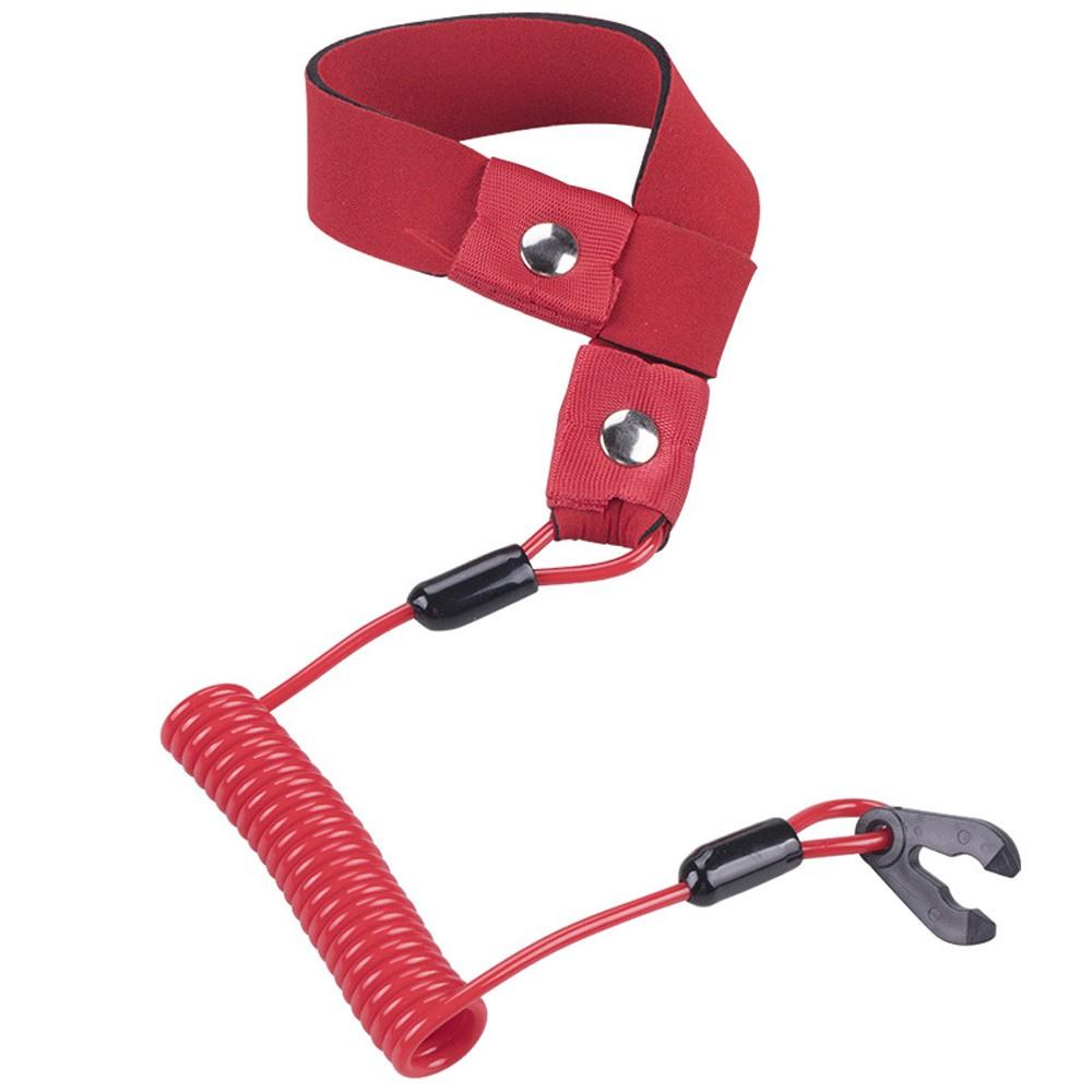 

New Red Safety Rope Lanyard Band Tether+Floasting Belt For Kawasaki Yamaha Motorboat
