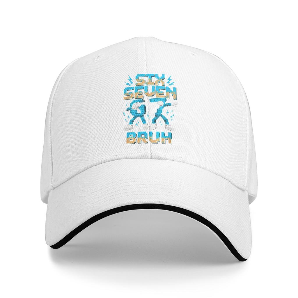 Funny 67 Dab Six Seven Burh 6 7 Dabbing Meme Sun Baseball Cap Summer Male Print Trucker Hat Cool Outdoor Sport Baseball Caps