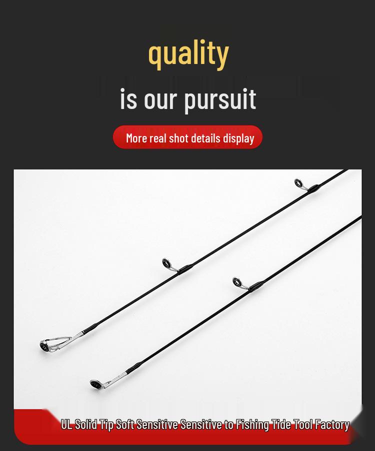 UL Micro-Lure Rod with Carbon Solid Tip and Sounding Reel Seat