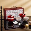 Ju Taoren Ceramic Rose Holiday Dinnerware Set
