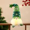 Light-Up Faceless Old Man Star Hat Christmas Ornaments