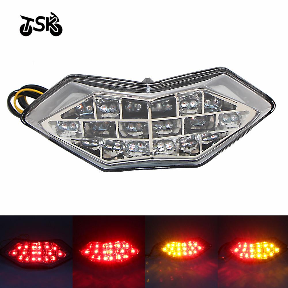 Tail Brake Light Turn Signal Motorcycle Integrated Blinker Lamp LED For KAWASAKI Ninja 250 300 Z 250 Z 300 2013-2017