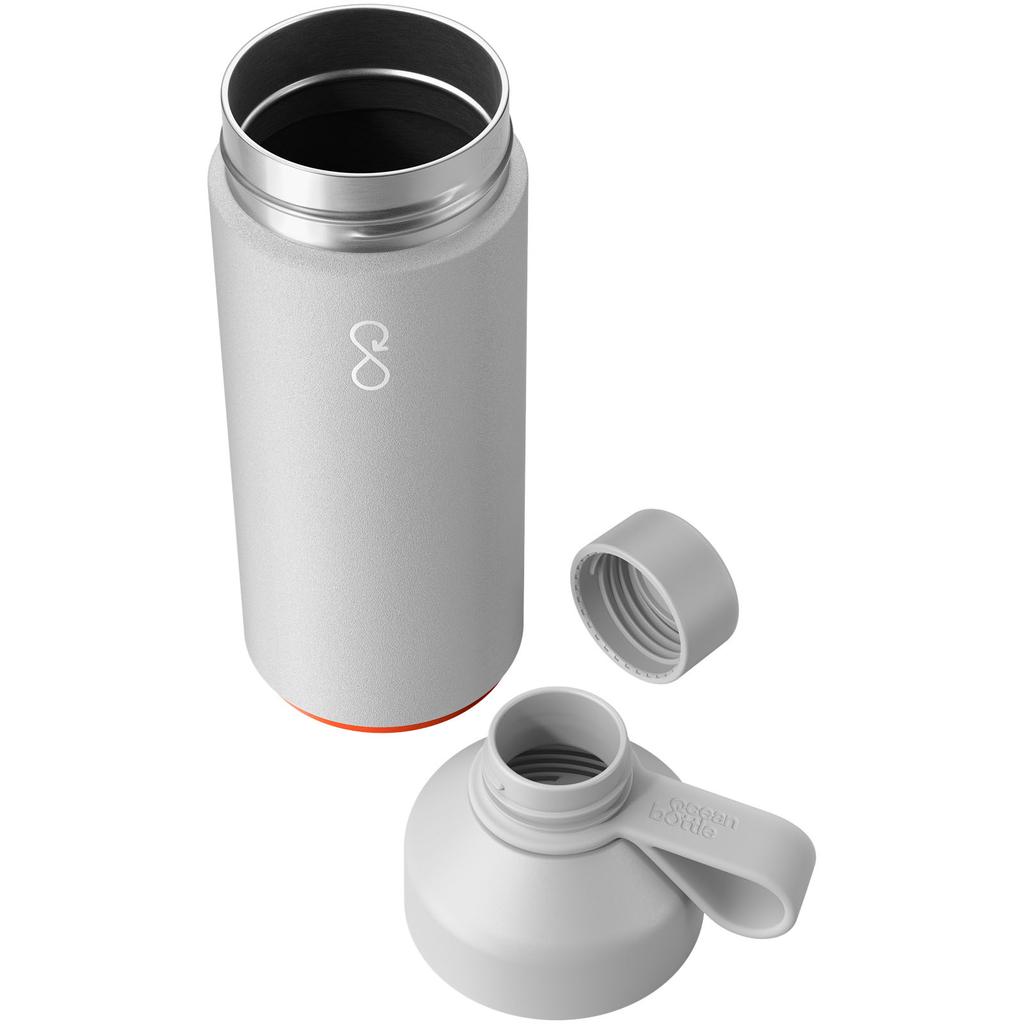 Vacuum Insulated Water Bottle 1000 Ml "Big Ocean Bottle" Rock Grey
