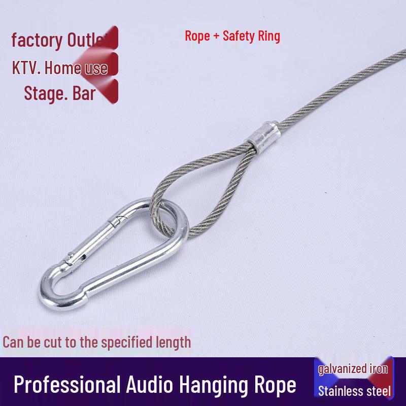 Steel Wire Rope for Speaker Hanging and Audio Safety