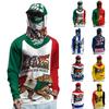 Men's Long Sleeve Sun Protection Shirt with Hood and Face Cover Lightweight Breathable Quick Dry UV Protection for Outdoor Sports and Activities
