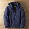 Men's Spring & Autumn Lightweight Windproof Waterproof Jacket with Detachable Hood