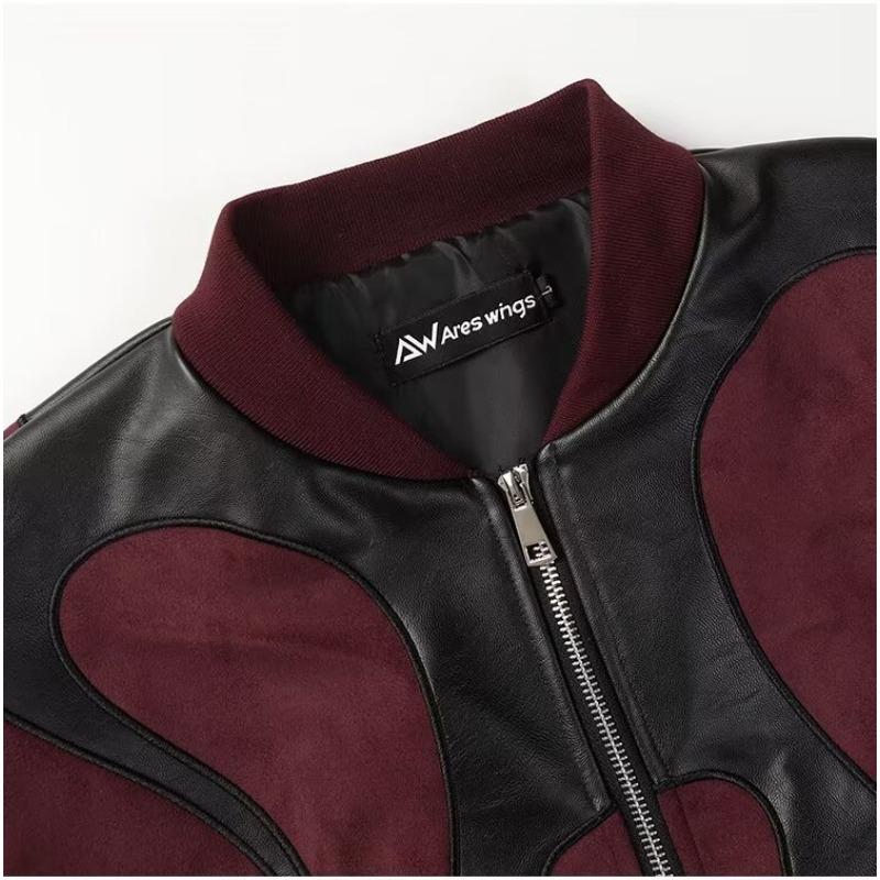Veste Bombeur Rétro Ample Décontractée pour Hommes et Femmes Couples