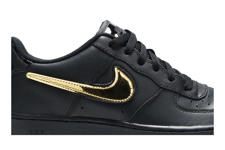 Nike Air Force 1 LV8 3 GS 'Swoosh Rimovibile - Nero'
