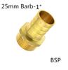 Brass Hose Pipe Fitting 10mm 12mm 14mm 16mm 19mm 32mm Barb Tail To 1 Inch BSP Male Thread Connector Joint Copper Coupler Adapter