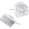AL Alloy Metal Fidget Infinity Cube Gadgets Toys for Adults, Magic Cube for Stress Anxiety Relief