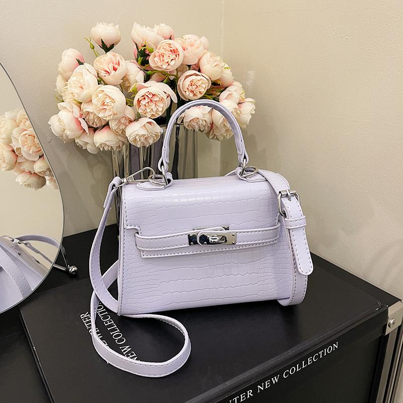 French Niche Texture Hand Bag 2025 New Women's Bag Fashionable Simple Messenger Bag Popular Casual Small Square Bag