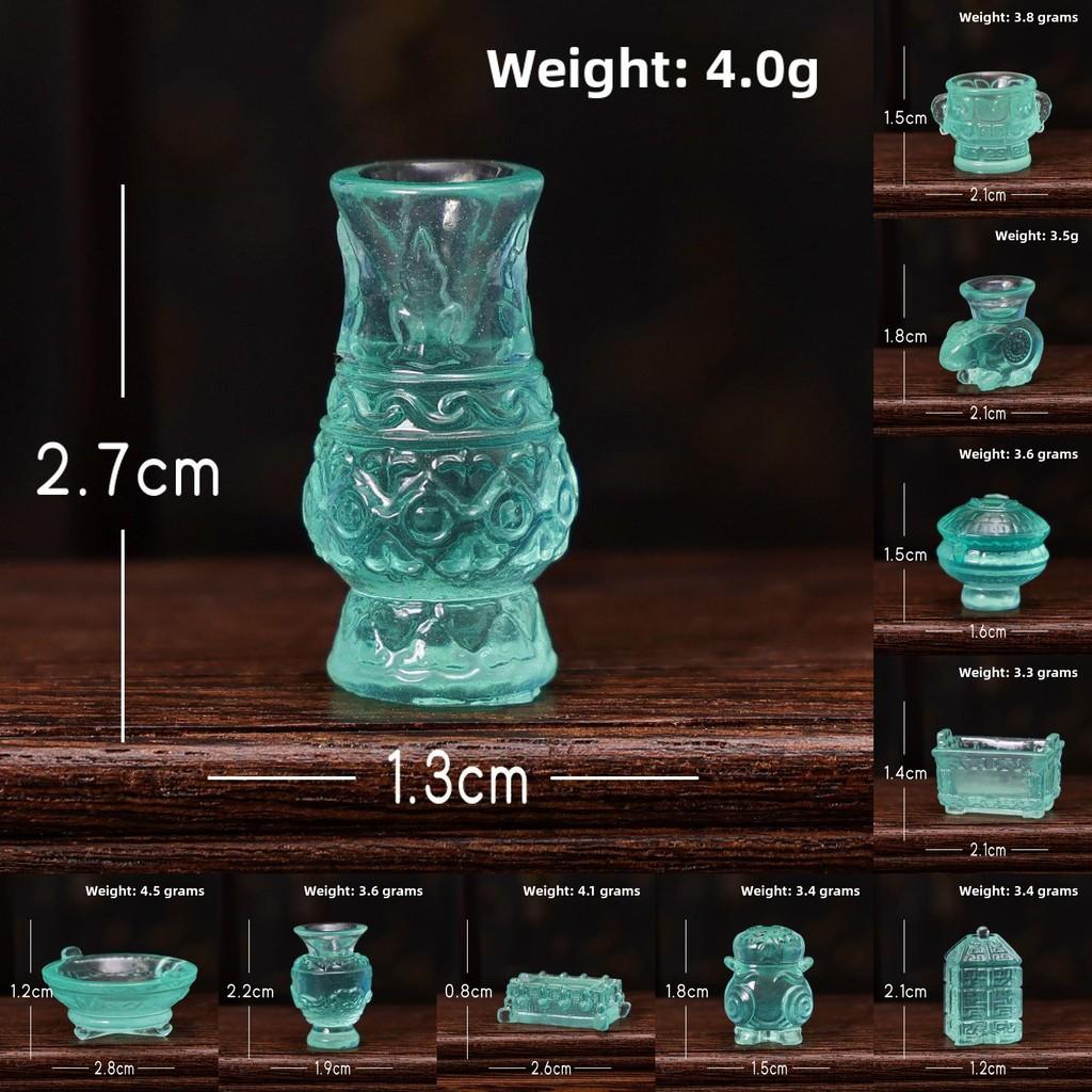 Decoração de Peça de Bronze em Resina Com Efeito Luminoso no Escuro Para Interior de Carro e Exibição em Casa