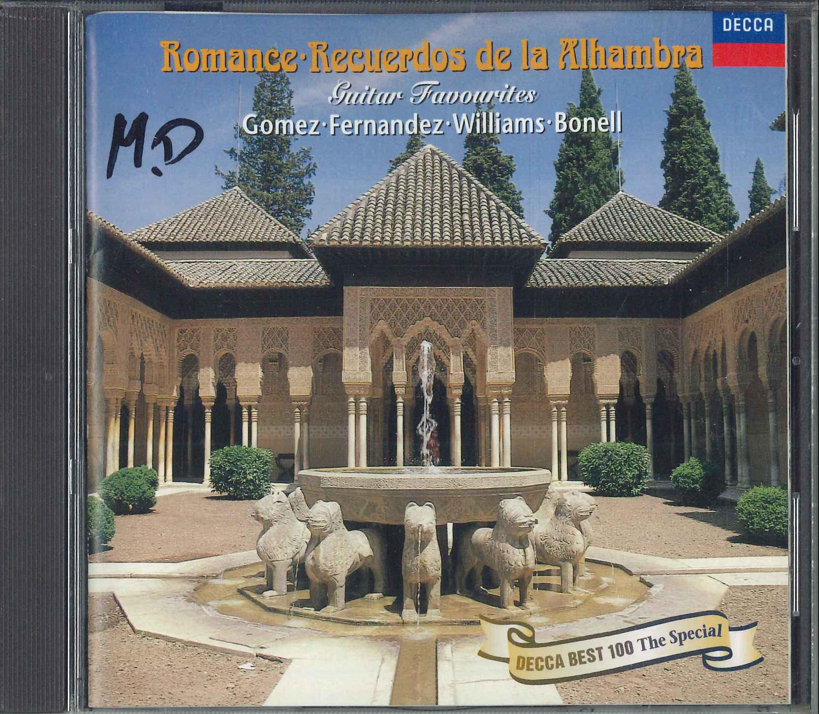 

CD WILLIAM GOMEZ EDUARDO FERNANDEZ J GUITAR FAVOURITES UCCD7039 DECCA 2001 Japan Classical Used