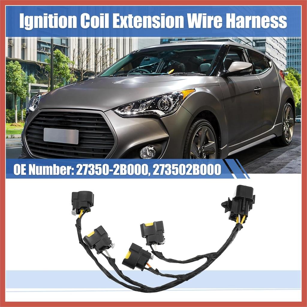 ACROPIX Ignition Coil Wire Harness for Kia Rio 12-14 for Kia Soul for Hyundai Veloster 12-14 27350-2B000 Ignition Coil Extension Wire Harness