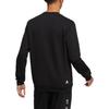 Adidas Sweatshirts Men's Black Crew Neck Moderate Regular HN9019