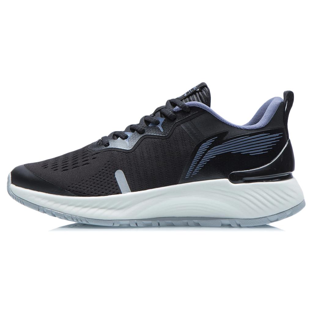 New LiNing YueYing Essential Durable Breathable Low Top Running Shoes Men's Black ARHR103-3