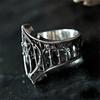 Nieuwe Halloween Klassieke Gotische Bedelring Dream Gallery Gotische Architectuur Retro Ring Mode Creatief Festival Cadeau Groothandel