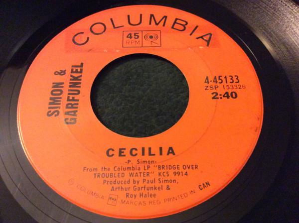 

7inch Record SIMON GARFUNKEL Cecilia The Only Living Boy In Ne 445133 COLUMBIA 1970 Canada Rock Used