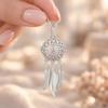 Pregnancy Bola Dreamcatcher Cage Flower Cage with Pink Chime