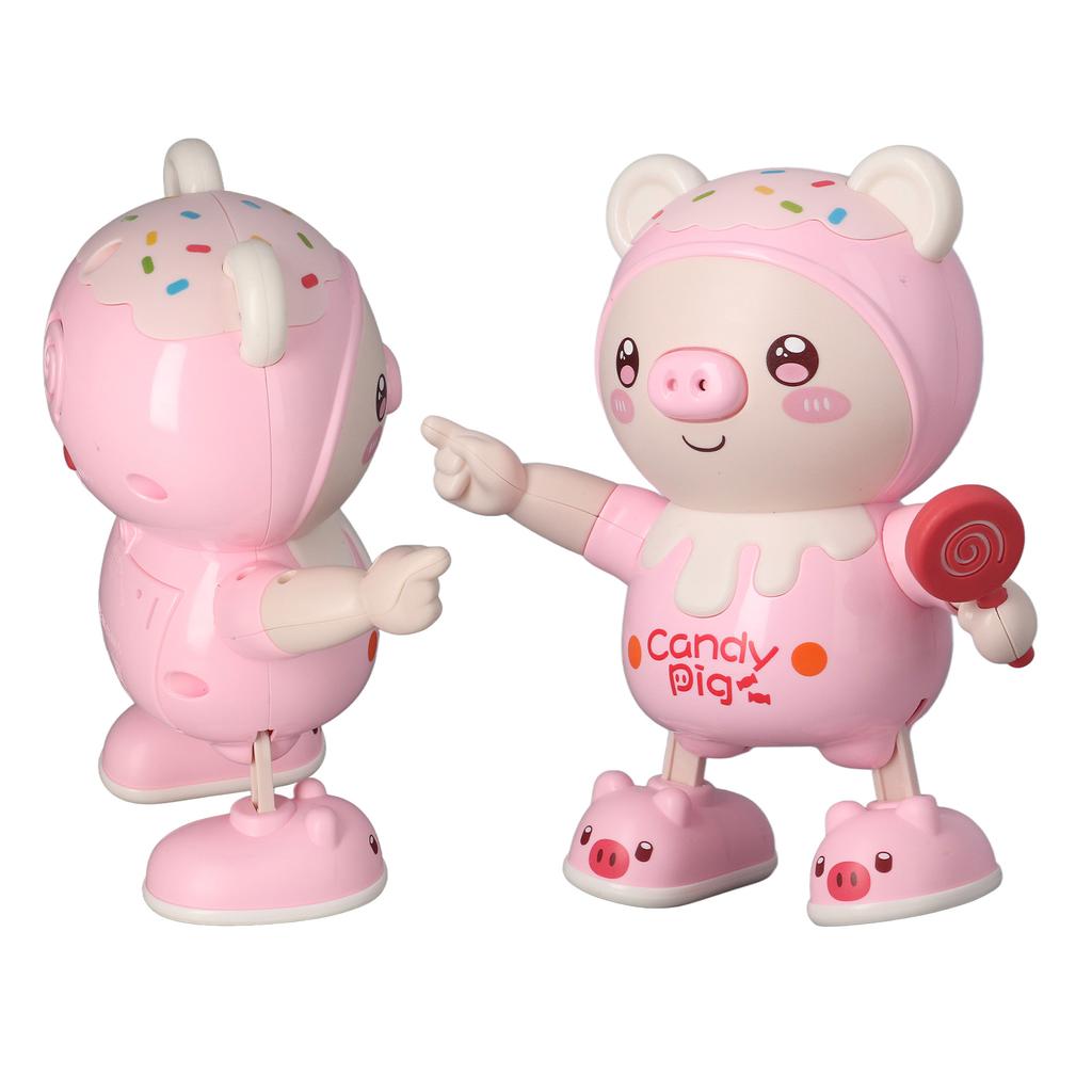 Elektronisches tanzendes Ferkelspielzeug Cooles Licht Musik Kinder Gehendes Tier Interaktives Spielzeug für Kinder