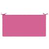 Seat Cushion SOEST 100percent  Polyester Pink 120 x 80 x 10 cm