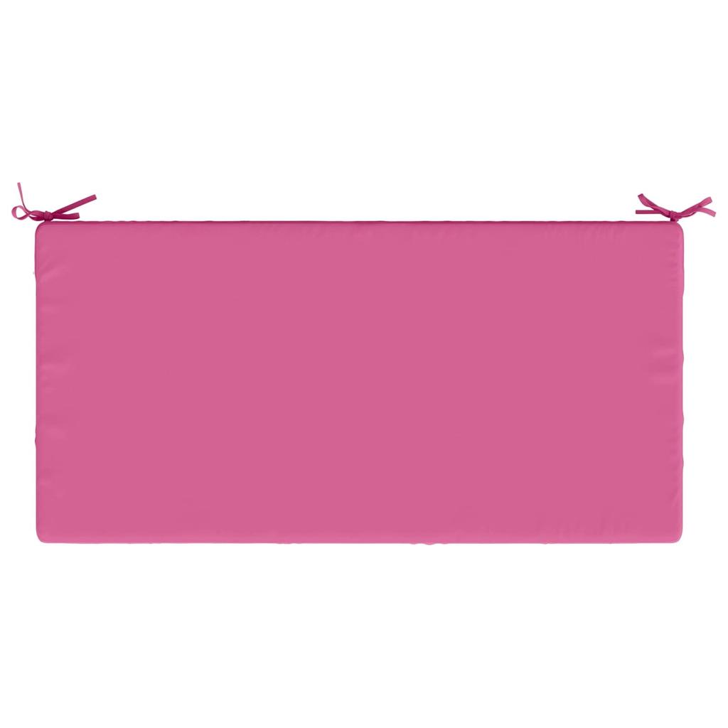 Seat Cushion SOEST 100percent Polyester Pink 120 x 80 x 10 cm