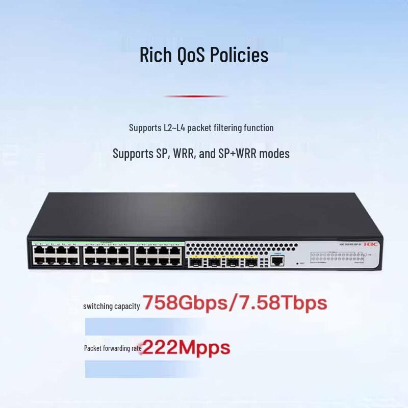 H3C S5570S-28P-SI 24-Port Gigabit Managed Switch