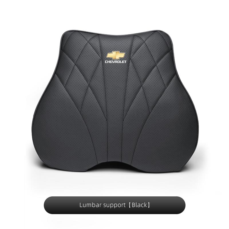 Car Soft Cushion Waist Cushioning Seat Headrest Neck Pillow For Chevrolet Corvette Montana TrailBlazer Silverado Traverse Camaro