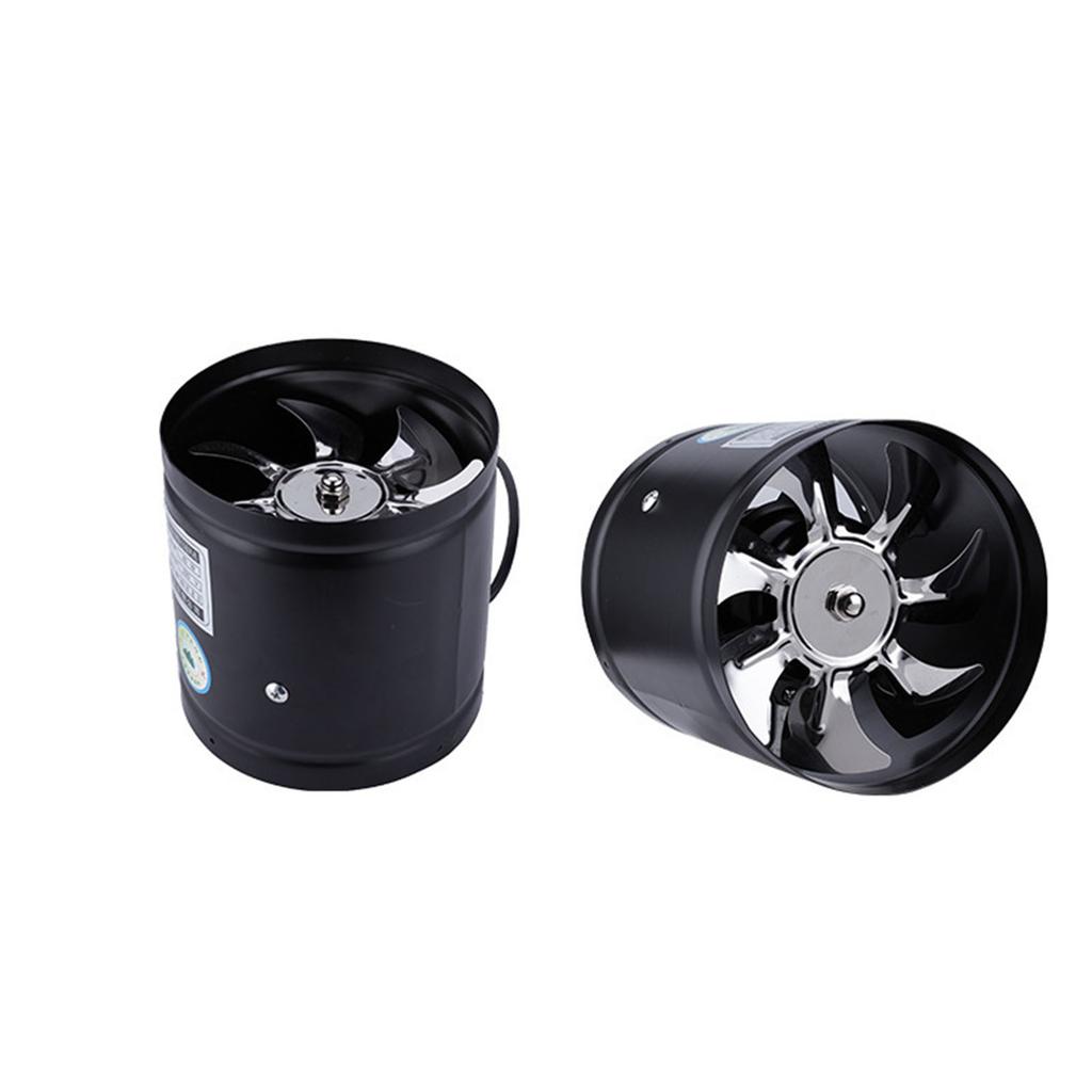 Pipe Exhaust Fan Duct Ceiling Air Ventilation Blower Booster Window Exhaustor Toilet Kitchen Vent Fan Duct Fan Low Noise