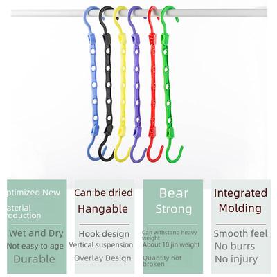 Appendiabiti Magico Rotante con 5 Fori: Design Multifunzionale Antiscivolo Antivento per Ripostiglio