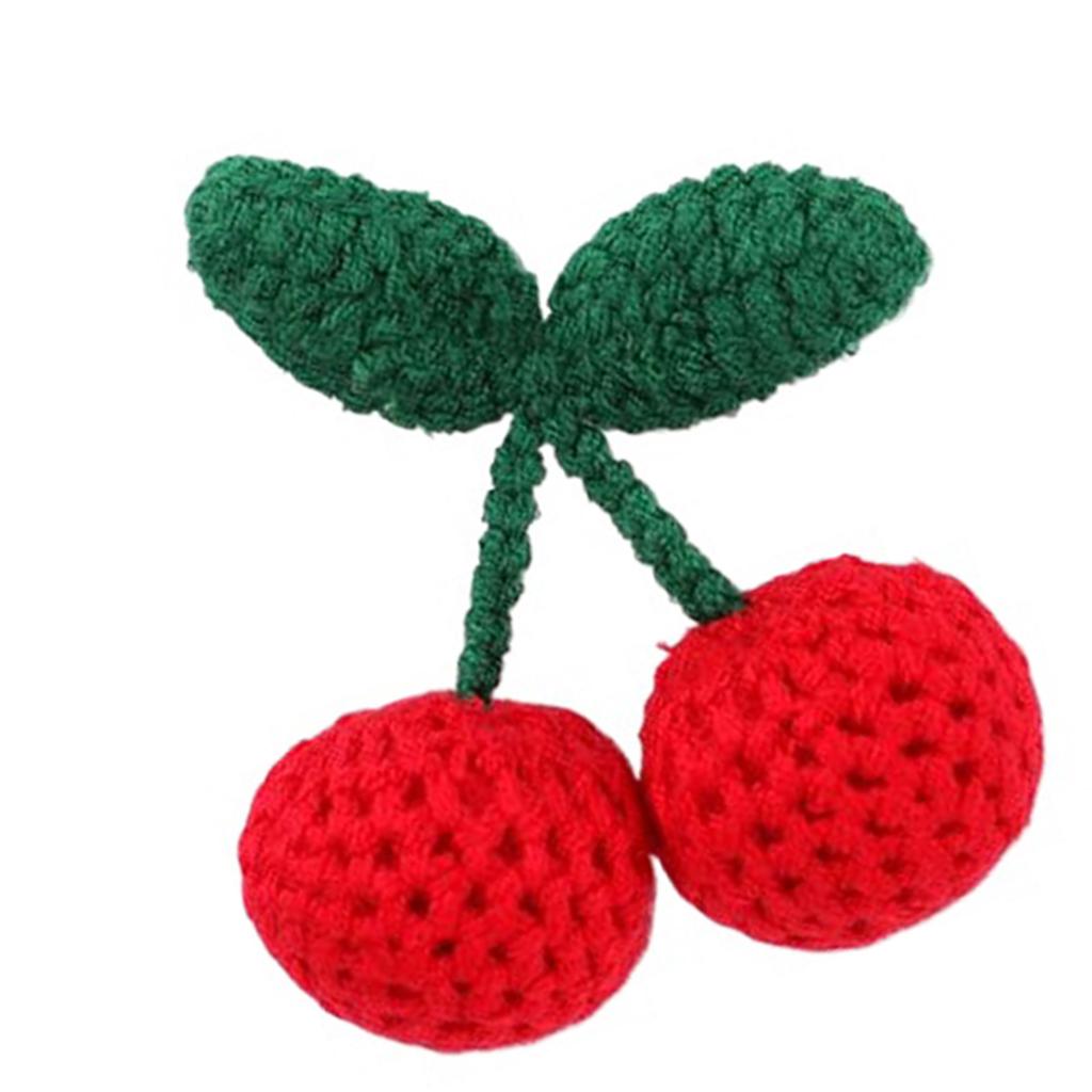 Embroidery Patches Colorful Cherry Pattern Appliques Adhesive Backing Patches for Clothing and Accessories